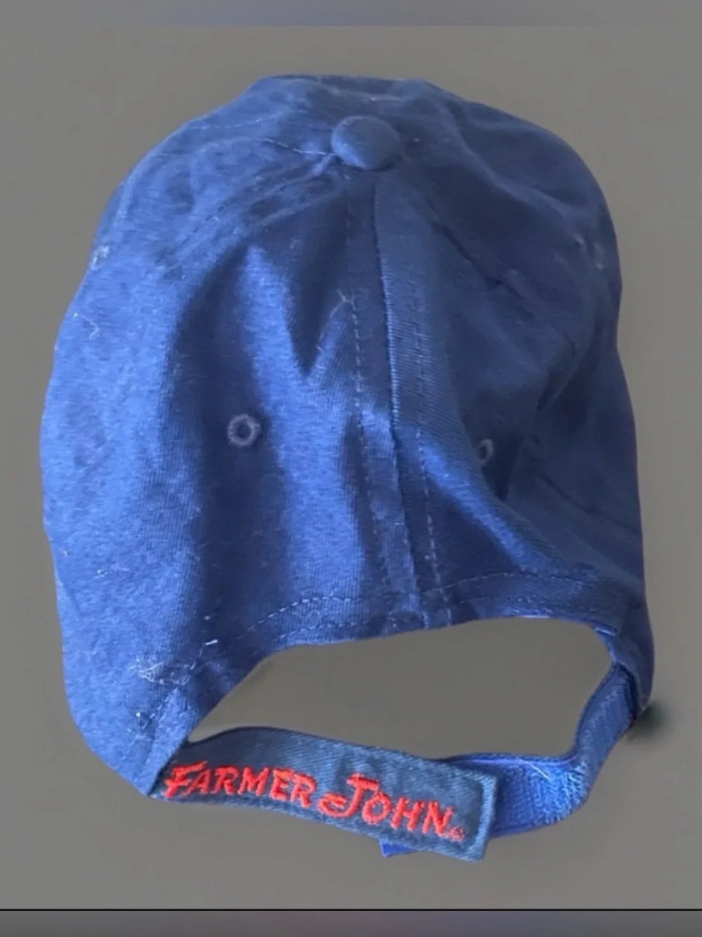 Vintage LA Dodgers Farmer John Promo Hat Blue Adjustable Dad Cap MLB Giveaway